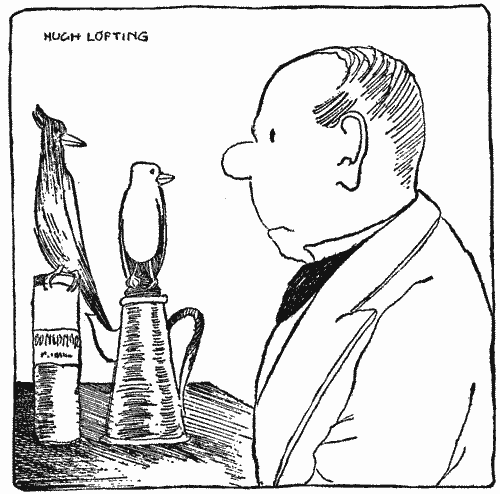 "He asked several birds to make special trips abroad for him"