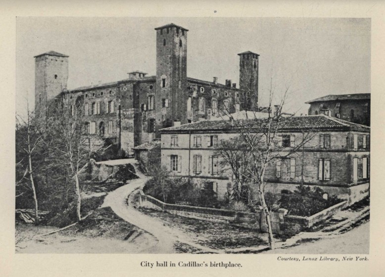 City hall in Cadillac's birthplace.