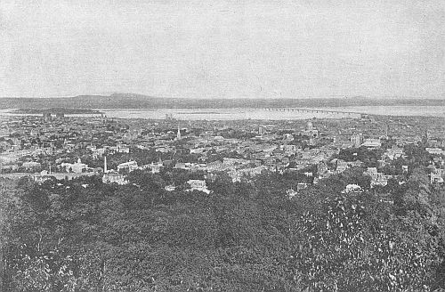 MONTREAL FROM MOUNT ROYAL PARK.
