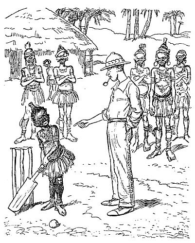 All the cannibals wanted to play cricket too.