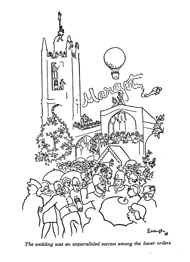 The wedding was an unparalleled success among the lower orders